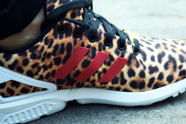 Adidas flux leopard running shoes  2458