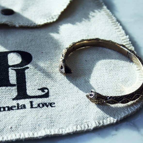 Pamela Love bracelet Bangle gold snake serpent armband