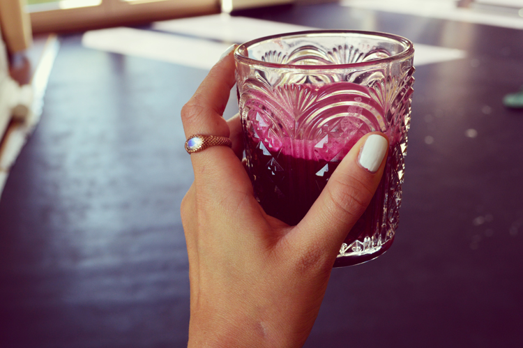 Magimix LIquid lunch juice crystal glass