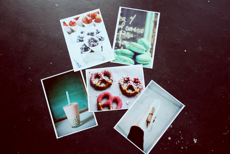 bubbletea macarons pretzels sweets 