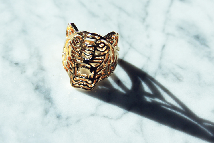 Kenzo ring Lion gold