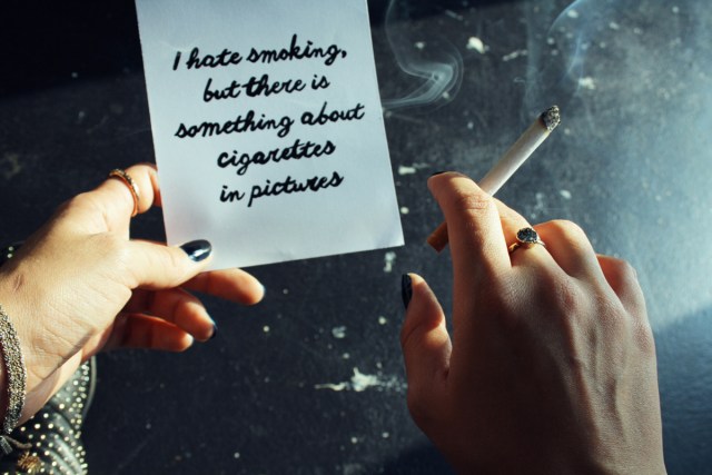 hate cigarettes Smoking chic – AND A THOUSAND WORDS