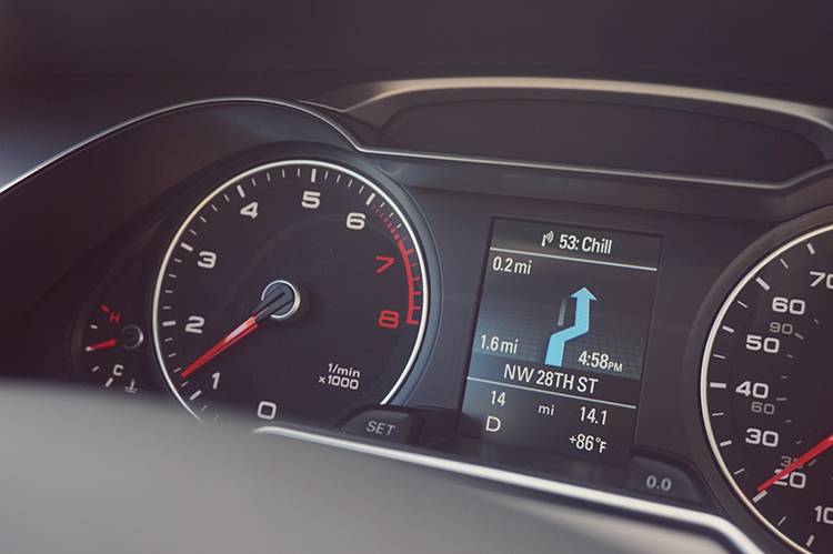 Silver Car fashion blogger review Audi