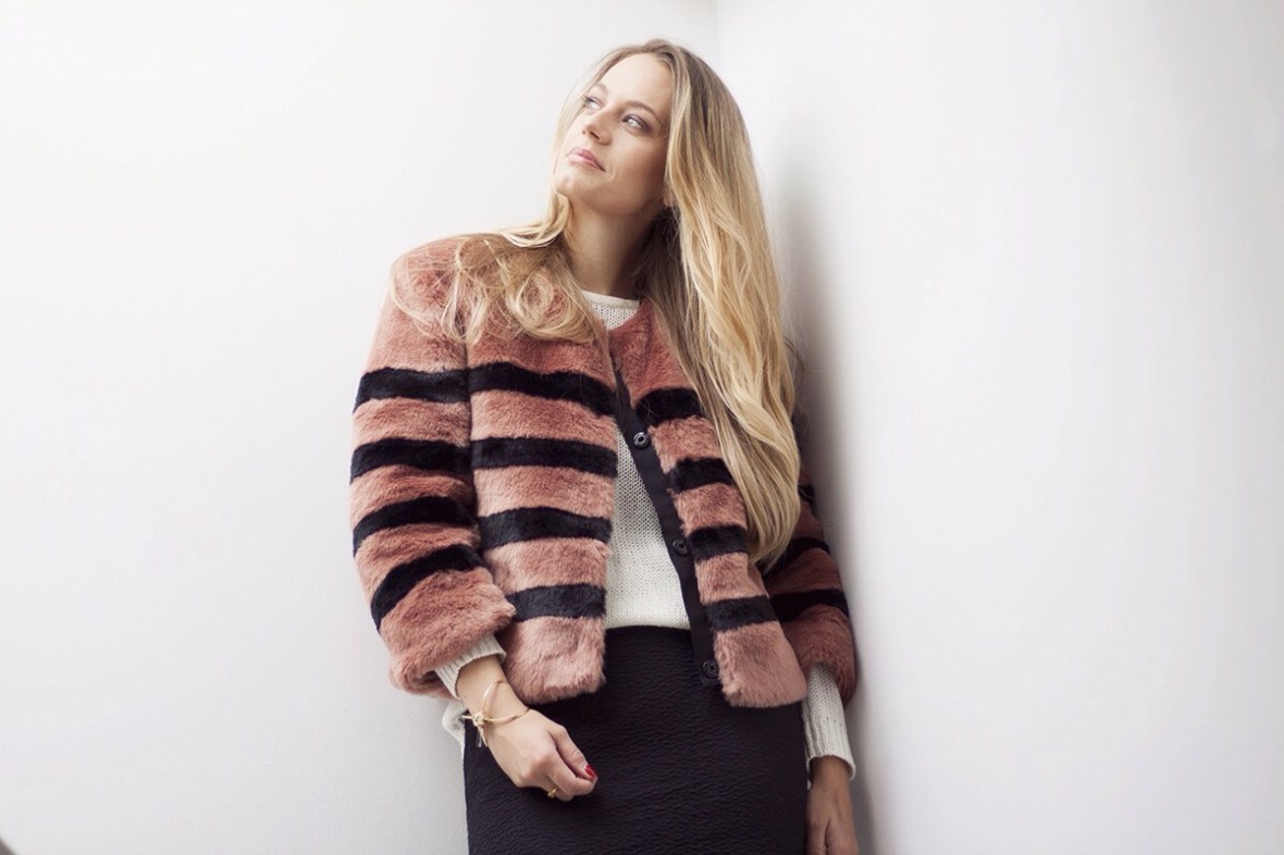 Fashion blogger Ainea Faux fur obsessed