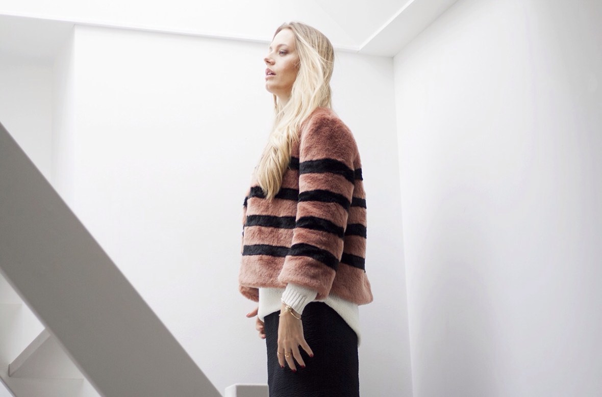 Fashion blogger Ainea Faux fur obsessed