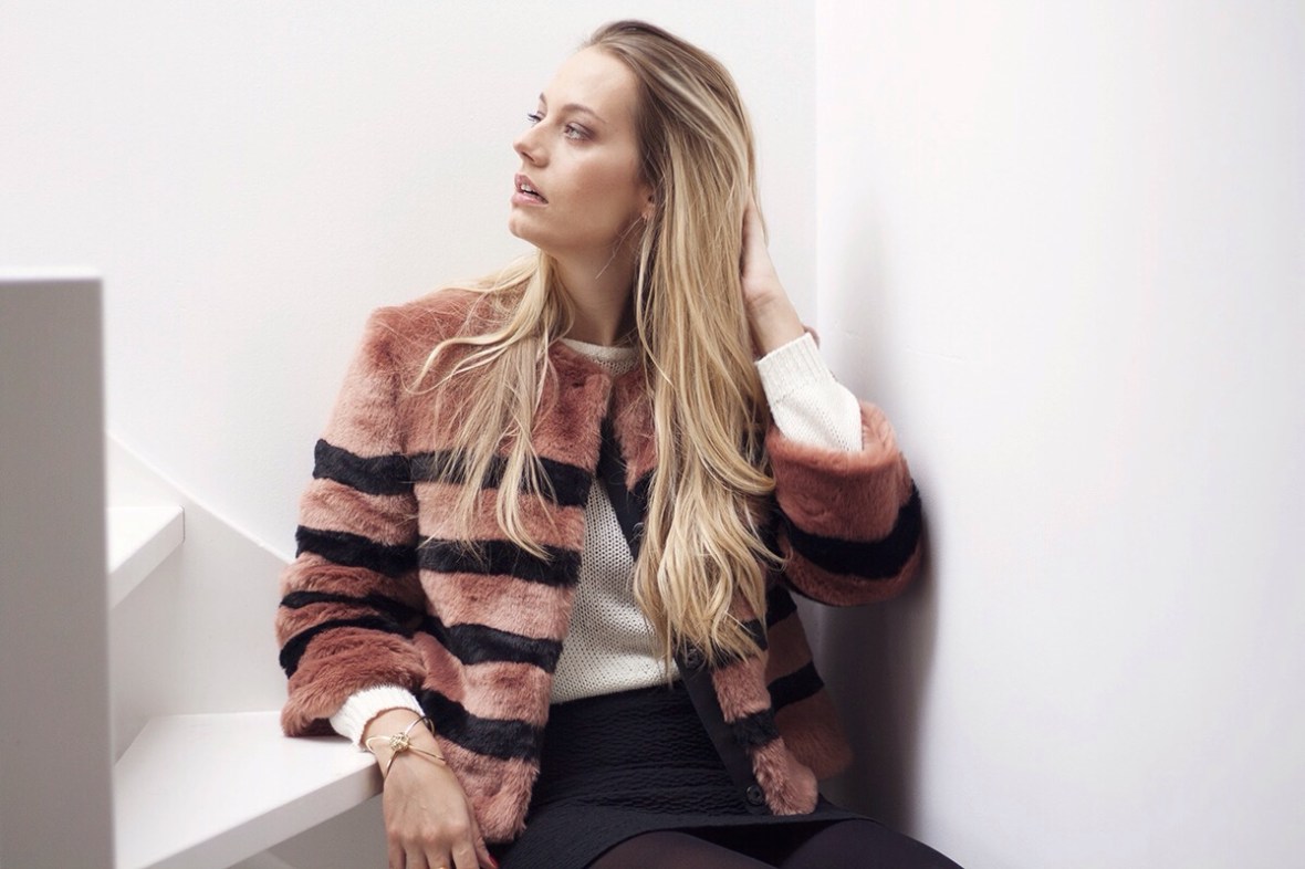 Fashion blogger Ainea Faux fur obsessed