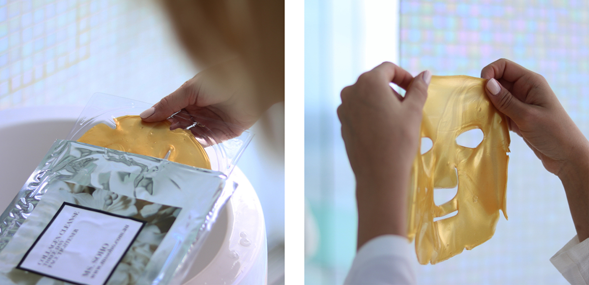 ms soho three day collagen cleanse gold masks before after