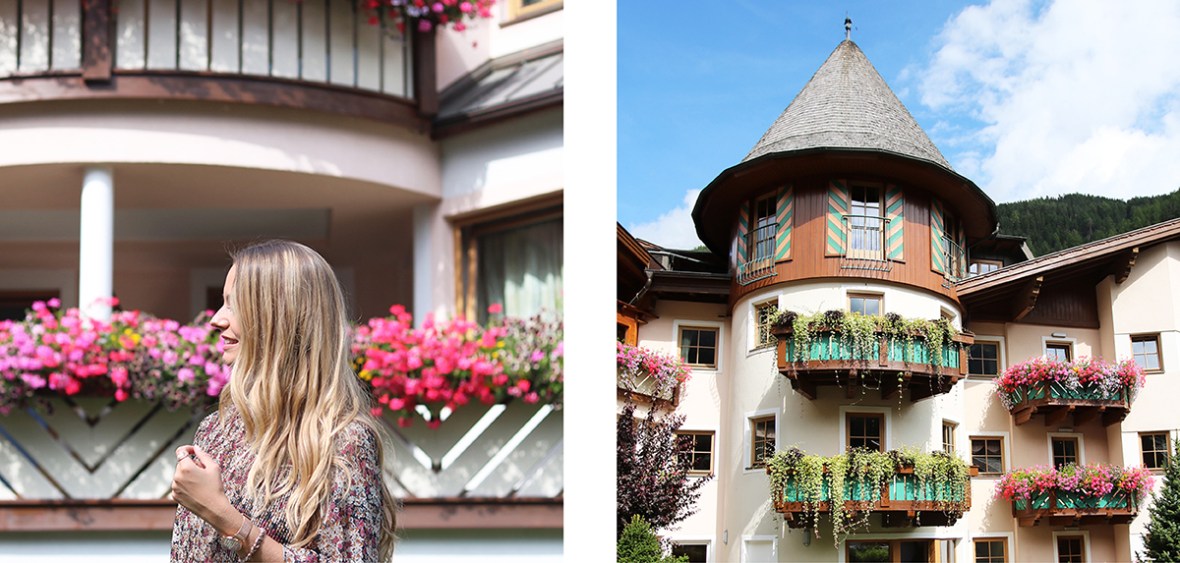Blogger Hotel review Das Central Austria Flowers