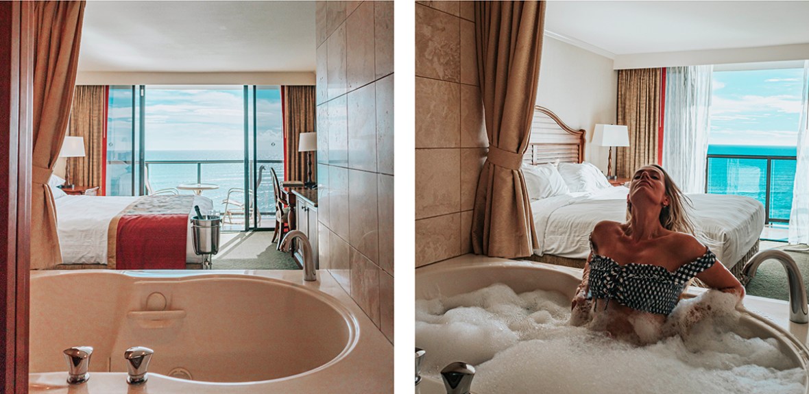 Review Outrigger Resort Waikiki Voyager 47 lounge Merel